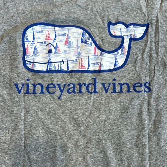 Men’s Small Vineyard Vines Long Sleeve Gray Tee - Picture 10 of 10
